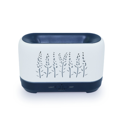 Diffusore ultrasonico dell'olio essenziale dell'umidificatore dell'aria di aromaterapia della famiglia del creatore della foschia Electri della fiamma bianca di 24V5W